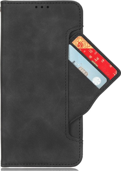 Nothing Phone (2A) Plus / Phone (2A) Deri Kılıf Çoklu Kart Yuvaları Manyetik Kapatmalı Telefon Kapağı (Yurt Dışından)