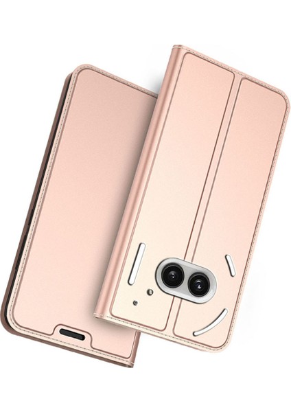 Nothing Phone (2A) Plus / Phone (2A) Deri Kapaklı Standlı Telefon Kılıfı (Yurt Dışından)