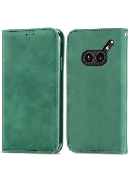 Nothing Phone (2A) Plus Kılıf Skin Touch Feeling Deri Kartlık Telefon Kapağı (Yurt Dışından)