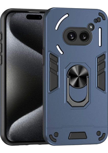 Nothing Phone (2A) Pc+Tpu Halkalı Destekli Telefon Kapağını Bırakın (Yurt Dışından)