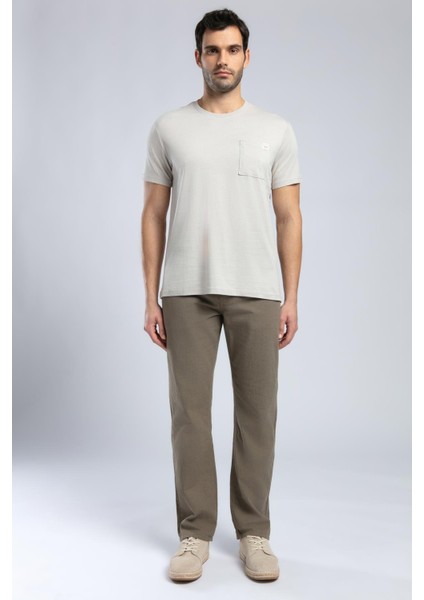 Vincent Erkek O Yaka T-Shirt Taş