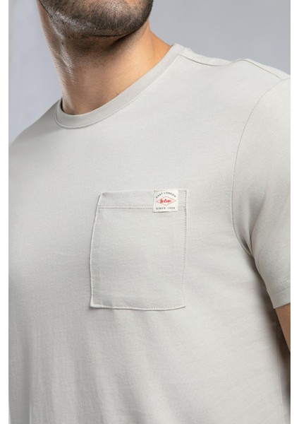 Vincent Erkek O Yaka T-Shirt Taş