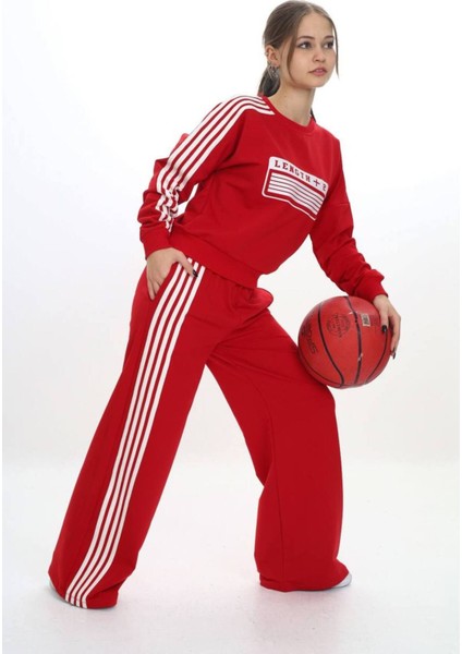 Kız Çocuk %100 Pamuk Oversize Eşofman Takımı-Rahat ve Konforlu Alt Üst Spor Giyim SETI-AÜT-0025