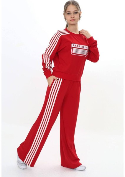 Kız Çocuk %100 Pamuk Oversize Eşofman Takımı-Rahat ve Konforlu Alt Üst Spor Giyim SETI-AÜT-0025 modelleri