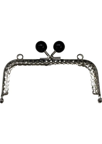 Metal Boncuklu Çanta Cüzdan Sapı Bursu 10.5 cm X15