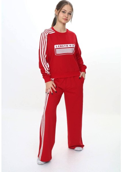 Kız Çocuk %100 Pamuk Oversize Eşofman Takımı-Rahat ve Konforlu Alt Üst Spor Giyim SETI-AÜT-0025 indirimleri