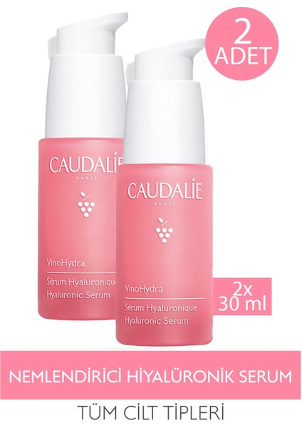 Caudalie Vinohydra Serum Hyaluronique 30 ml 2 Adet
