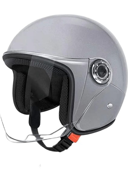 Güvenlik Kaskları Motosiklet Yarım Kaskları Dört Mevsim Retro Rahat Havalandırma Yarış Moped Güneş Koruyucu Kasklar Erkekler Kadınlar Içinrenk:siyah (Yurt Dışından)