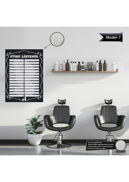 Yapışkanlı Fiyat Listesi (Model- 7) 50 x 70 cm 11