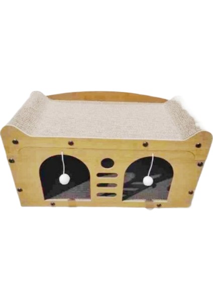 Kedi Tırmalama Tahtası Kedi Yuvası Aşınmaya Dalı Enkaz Olmayan Oyun Uyku Hepsi Bir Arada Kedi Tırmanma Çerçevesi Oyuncakları (Yurt Dışından)