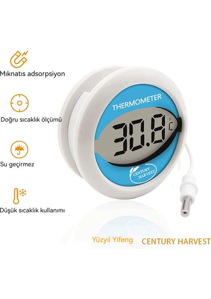Ev Mutfak Buzdolabı Manyetik Emme Su Geçirmez Prob Düşük Sıcaklık Ölçer (Yurt Dışından) fiyatları