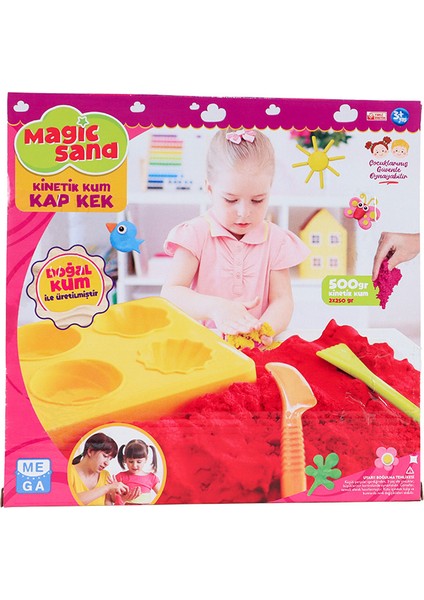 Magic Dough Cup Cake Kinetik Kum Oyunu