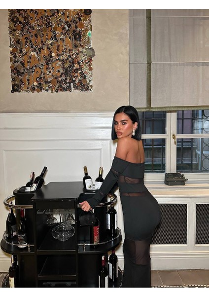 Dakota Tül Detay Elbise