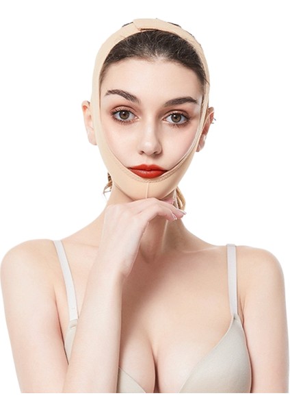Çift Çene V-Yüz Bandajı Şekillendirme Maskesini Kaldırın ve Sıkılaştırın (Yurt Dışından)