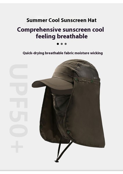 Yaz Güneş Koruyucu Şapka Erkek ve Kadın Güneş Şapkası Açık Hava Sporları Balıkçı Şapkası Dağcılık Güneş Şapkası Balıkçılık Şapkası Hızlı Kuru Nefes Alabilir (Yurt Dışından) fiyatları