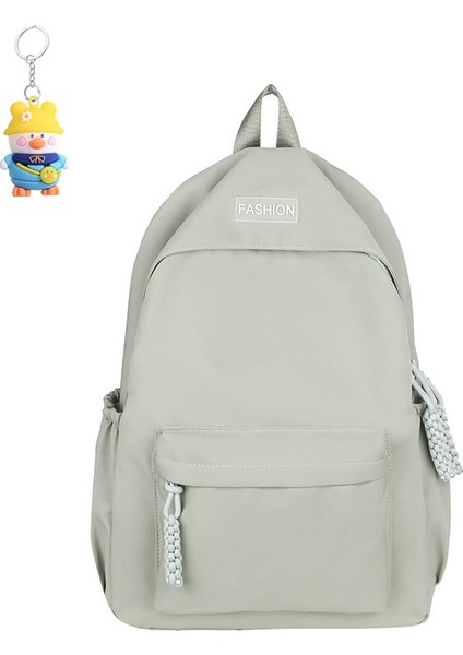 Rahat Büyük Kapasiteli Sırt Çantası Moda Kız Basit Üniversite Öğrencisi Okul Çantası Bilgisayar Sırt (Yurt Dışından)