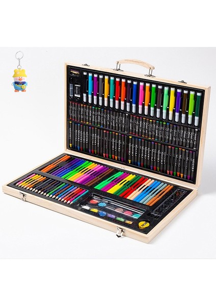 Boya Fırçası Seti Suyuboya Kalem Çocuk Hediye Kutusu Resim Boya Kalemi Yağlı Pastel Kalem (Yurt Dışından)