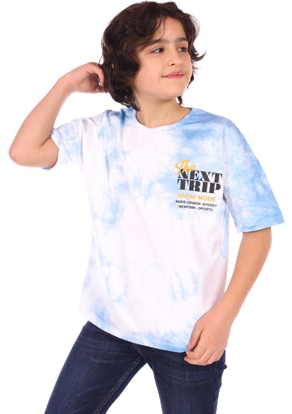 Erkek Tişört Göğsü Baskılı