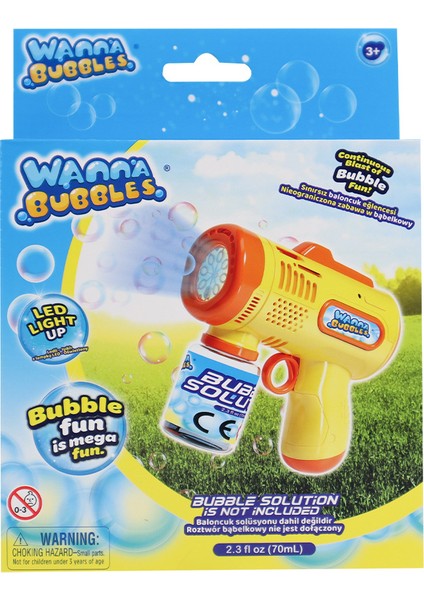 Köpük Tabancası Mavi Eğlenceli Tasarımı ile 3 Yaş ve Üstü Çocuklar İçin modelleri