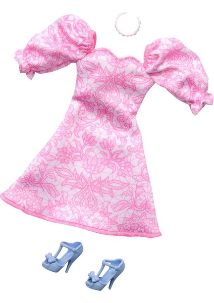 Barbie'nin Kıyafet Koleksiyonu Pembe Elbise HRH40