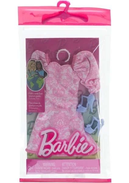 Barbie'nin Kıyafet Koleksiyonu Pembe Elbise HRH40 fiyatları