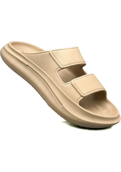 Çift Bant Hafif Eva Yazlık Plaj Terliği Havuz Terliği Lavabo Terliği 2001 Vizon indirimleri