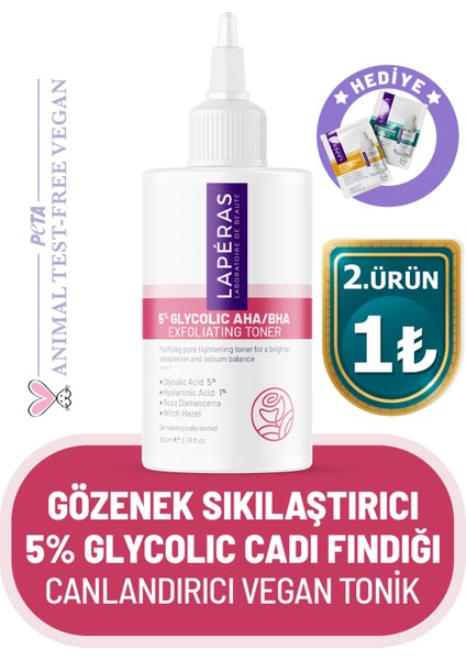 Cadı Fındığı 5% Glycolic Aha/bha Hyaluronic Acid Aydınlatıcı Tonik