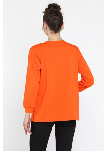 Kadın Bisiklet Yaka Aksesuar Detaylı Bluz modelleri