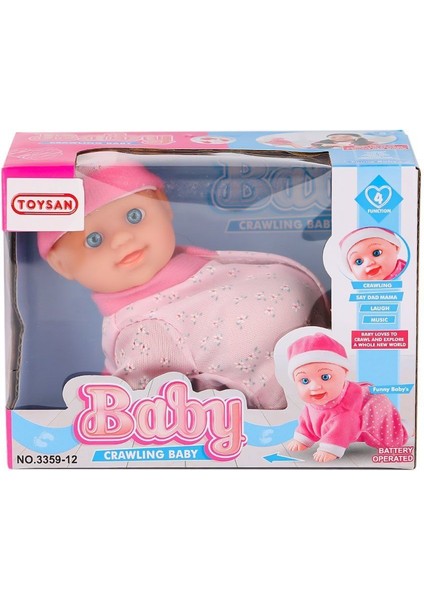 3359-12 Emekleyen Sesli Bebek - Oyuncak