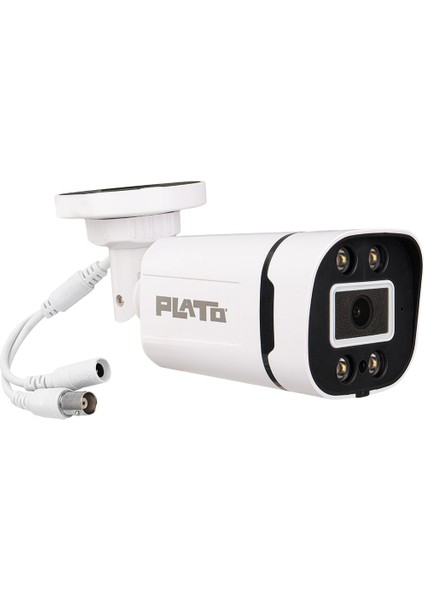 Ayt Plato PL-23840 Ahd Bullet Kamera 2 Mp Gece Renkli Görüşlü Güvenlik Kamerası Dvr Kayıt Cihazı İçin