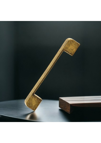 Mobilya Çekmece Mutfak Dolabı Dolap Kulpları Antik Sarı 96 mm -9.6 cm Metal Kulp indirimleri