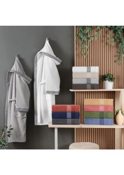 Street Yeşil Pamuk Medium Beden Bornoz