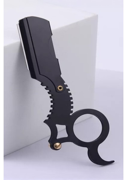 Shave S9 Full Metal Manuel Tıraş Makinesi + U4 Full Metal Ustura + 20'li Platinum Jilet
