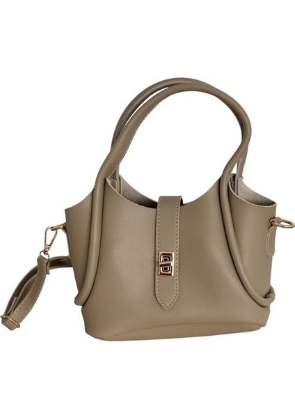 Kadın Küçük Boy Vizon Iç Çantalı Şık El ve Omuz Çantası fiyatları