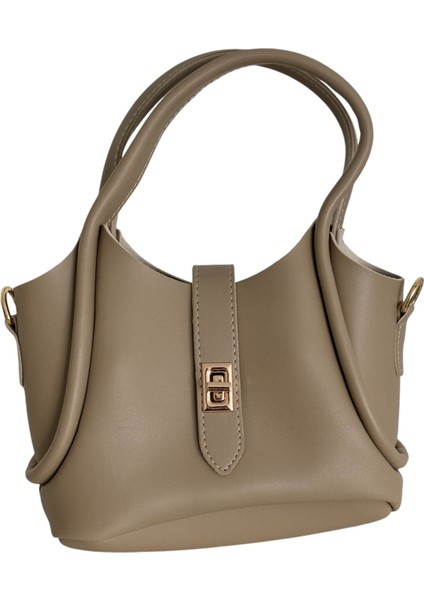 Kadın Küçük Boy Vizon Iç Çantalı Şık El ve Omuz Çantası fırsatları