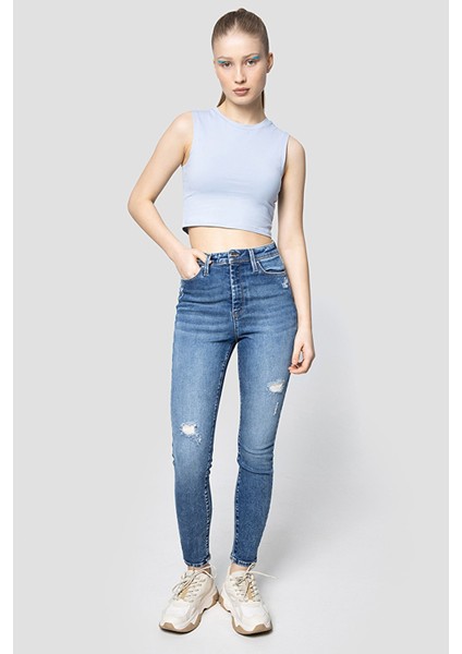 Crop Kadın Atlet LF2032011 LF2032011002 fırsatları