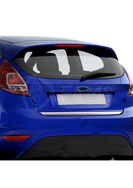 Ford Fiesta 2017 Üzeri Krom Bagaj Alt Çıtası Paslanmaz Çelik