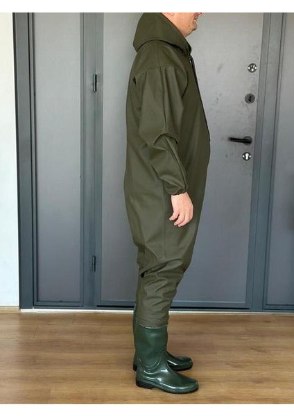 Çizmeli Kapuşonlu Pvc Boy Tulum modelleri