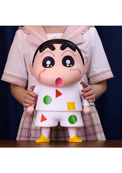 1:1 Büyük 40CM Crayon Shin-Chan Bebek Anime Karikatür Bebek (Yurt Dışından)