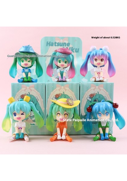 Hatsune El Kuklası Modelinin Q Versiyonu 6'lı Set (Yurt Dışından)