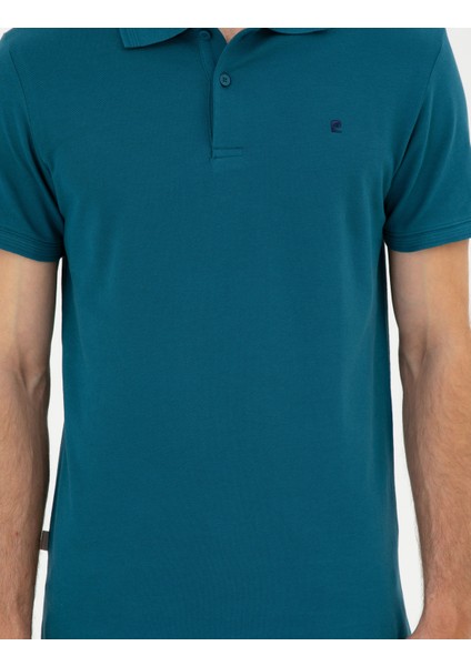 Erkek Zümrüt Slim Fit Basic Tişört 50291625-VR055