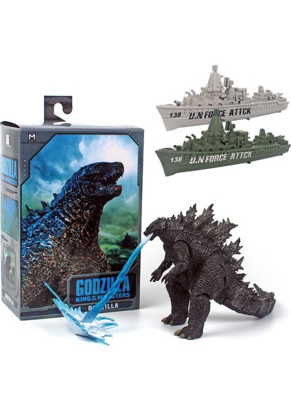 Godzilla King Kong'a Karşı Hareketli Model Nükleer Enerji Jet Oyuncakları Kutulu Set (Yurt Dışından)