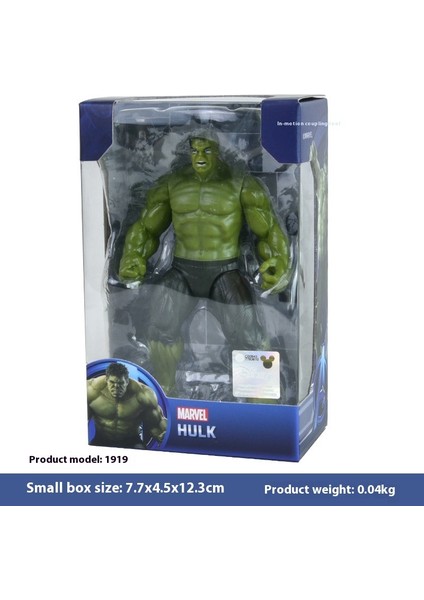 Marvel Yenilmezler Demir Adam Kaptan Amerika Örümcek Adam Yok Edici Hulk Venom Maket Oyuncaklar (Yurt Dışından)