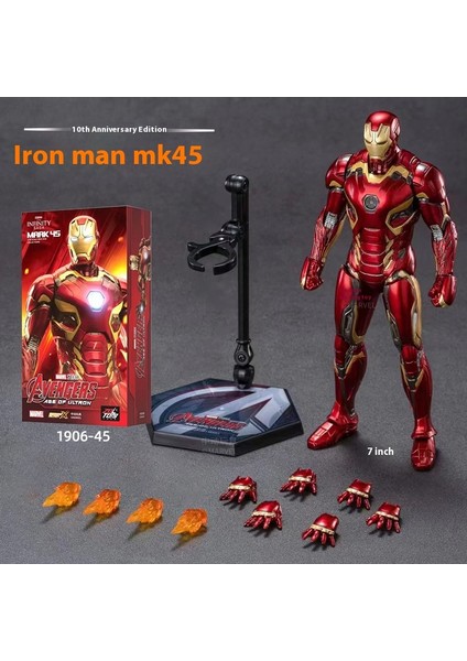 Marvel Yenilmezler Demir Adam Kaptan Amerika Örümcek Adam Yok Edici Hulk Venom Maket Oyuncaklar (Yurt Dışından)