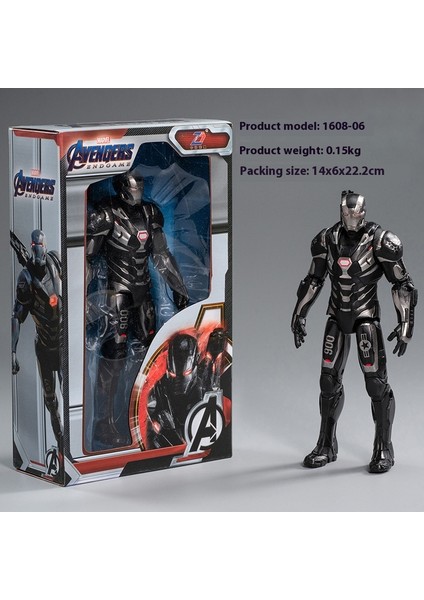 Marvel Yenilmezler Demir Adam Kaptan Amerika Örümcek Adam Yok Edici Hulk Venom Maket Oyuncaklar (Yurt Dışından)