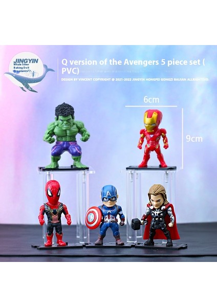Avengers Serisi El Modeli Oyuncakların Büyük Kafa Versiyonu (Yurt Dışından)