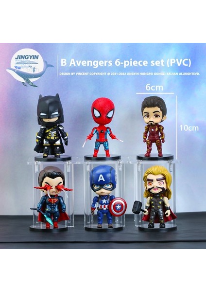 Avengers Serisi El Modeli Oyuncakların Büyük Kafa Versiyonu (Yurt Dışından)