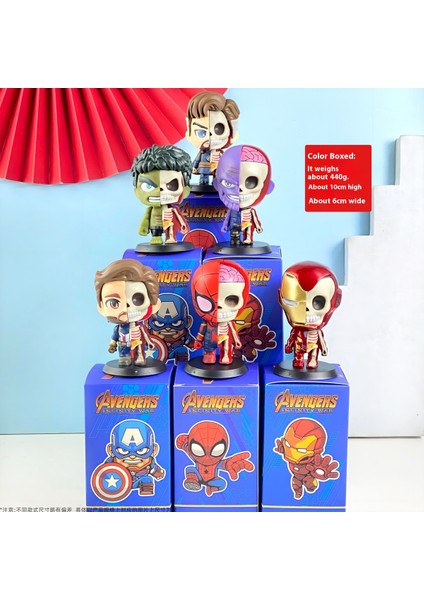 Marvel Big Head Edition Avengers Komple Model Set Süs (Yurt Dışından)