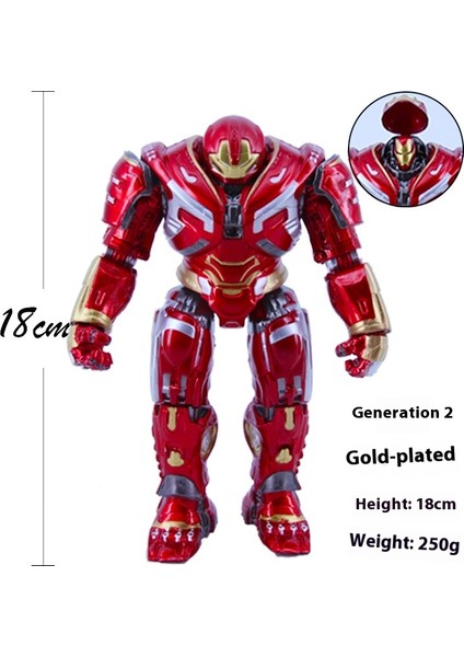 Marvel Avengers 2 Iron Man MK44 Anti-Hulk Zırhı Model Anime Oyuncak Süs Eşyaları (Yurt Dışından)