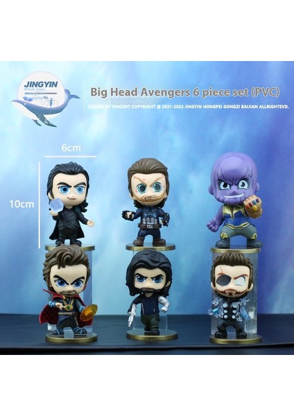 Avengers Serisi El Modeli Oyuncakların Büyük Kafa Versiyonu (Yurt Dışından)